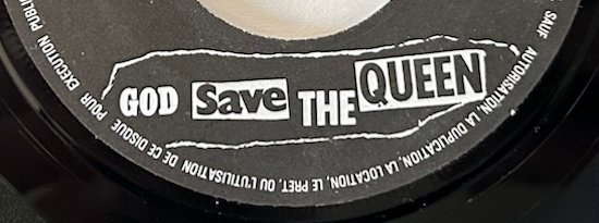 God Save The Queen French Mis-press 1977